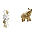 thumbnail image 1 of Espejo de pared,Espejo decorativo nórdico para colgar en la pared,Espejos de pared de metal decorativos para el hogar colgantes de pared,Figura de escritorio,Estante de estatua de elefante, 1 of 8