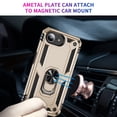 thumbnail image 3 of Decase Compatible with iPhone 16E 2025 Case+1-Pack Tempered Screen Protector, Military Grade Drop Protection Cover with 360° Rotating Kickstand, Heavy Duty Shockproof Rugged Phone Case,Gold, 3 of 7