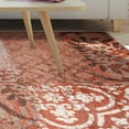 thumbnail image 6 of Floral Medallion Bristol Area Rug or Runner, 8' x 10', Rust, 6 of 6