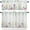 Flowersasg0298, variant on Valances Curtain Sage Green Floral Kitchen Rod Pocket Short Panels Watercolor Eucalyptus Leaves Retro Window Treatment Topper Curtains for Living Bedroom Farmhouse 1 Panel 54x18 in
