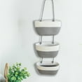 thumbnail image 3 of Over The Door Hanging Woven Wall Mounted Storage Organizer Decorative Three Tier Nursery Rack For Home, 3 of 3