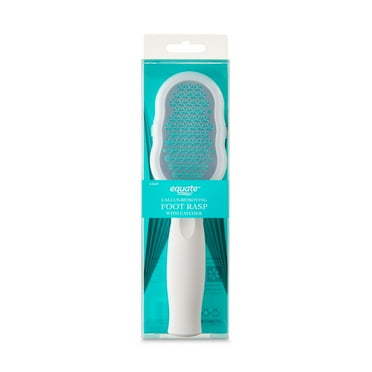 Equate Foot Rasp with Catcher for Foot Care Including Callus Removal, White