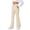 Khaki, variant on Langwyqu Women's Bootcut Yoga Pants Crossover Female Casual Trousers Split Flare Leggings with Pocket