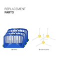 thumbnail image 2 of Kit de Filtres de Remplacement Adapté pour Irobot Roomba Série 600 620 630, 2 of 4