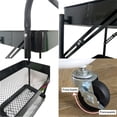 thumbnail image 3 of Carrito Multifuncional Desplegable Metálico CHIC-FANTASY 3 Niveles Negro WY-4372N, 3 of 5