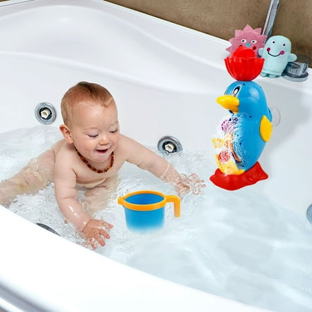 Fankiway Dolphin Bath Toys Bathtub, Bathtub For 2 Year Old