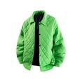 thumbnail image 1 of Ceisia Veste Oversize pour Hommes à Col Rabattu Matelassé de Diamants Multi-Solide pour Cadeau Automne-Hiver, 1 of 5