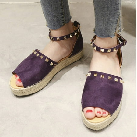 

Women Casual Sandals Straw Knitting Open Toe Thick Sole Female Shoes for Summer Accessories Comfortable Sandals Shoes Straw Knitting Open Toe Thick Sole Women Summer Casual 42