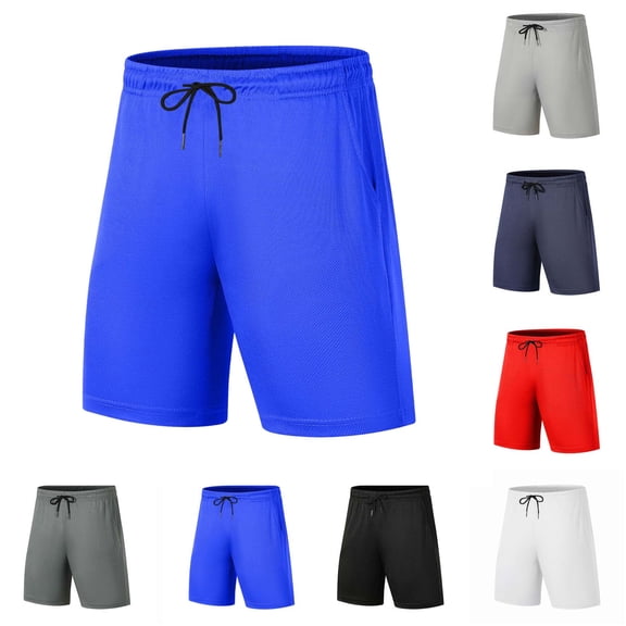 Bosfbaoi Mens Athletic Mesh Shorts Basketball Shorts Gym Workout Sport Short with Pockets for Men