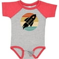 thumbnail image 3 of Inktastic Space Rocket Retro Sunset Boys or Girls Baby Bodysuit, 3 of 5