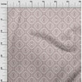 thumbnail image 3 of oneOone Cotton Cambric Dark Rose Brown Fabric Geometric Sewing Material Print Fabric By The Yard 42 Inch Wide, 3 of 4