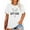 C-White, variant on XCHQRTI Women Happy Easter Shirts Short Sleeves Plus Size T shirt Tops