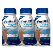 Ensure Original Coffee Latte Flavor 8 oz. Bottle Ready to Use, 57237 - Case of 24