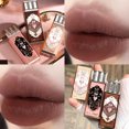 thumbnail image 5 of Brillo labial rojo retro de 9 colores, lápiz labial líquido mate dulce, barro labial aterciopelado de chocolate, esmalte labial nude duradero, maquillaje labial rosa, 5 of 5