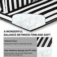 thumbnail image 3 of HONEY HOME Outdoor Loveseat Cushion Set, 48 x 24, Water Repellent, Fade Resistant, Couch love seat Filled with shredded sponge for added support, 3 of 6
