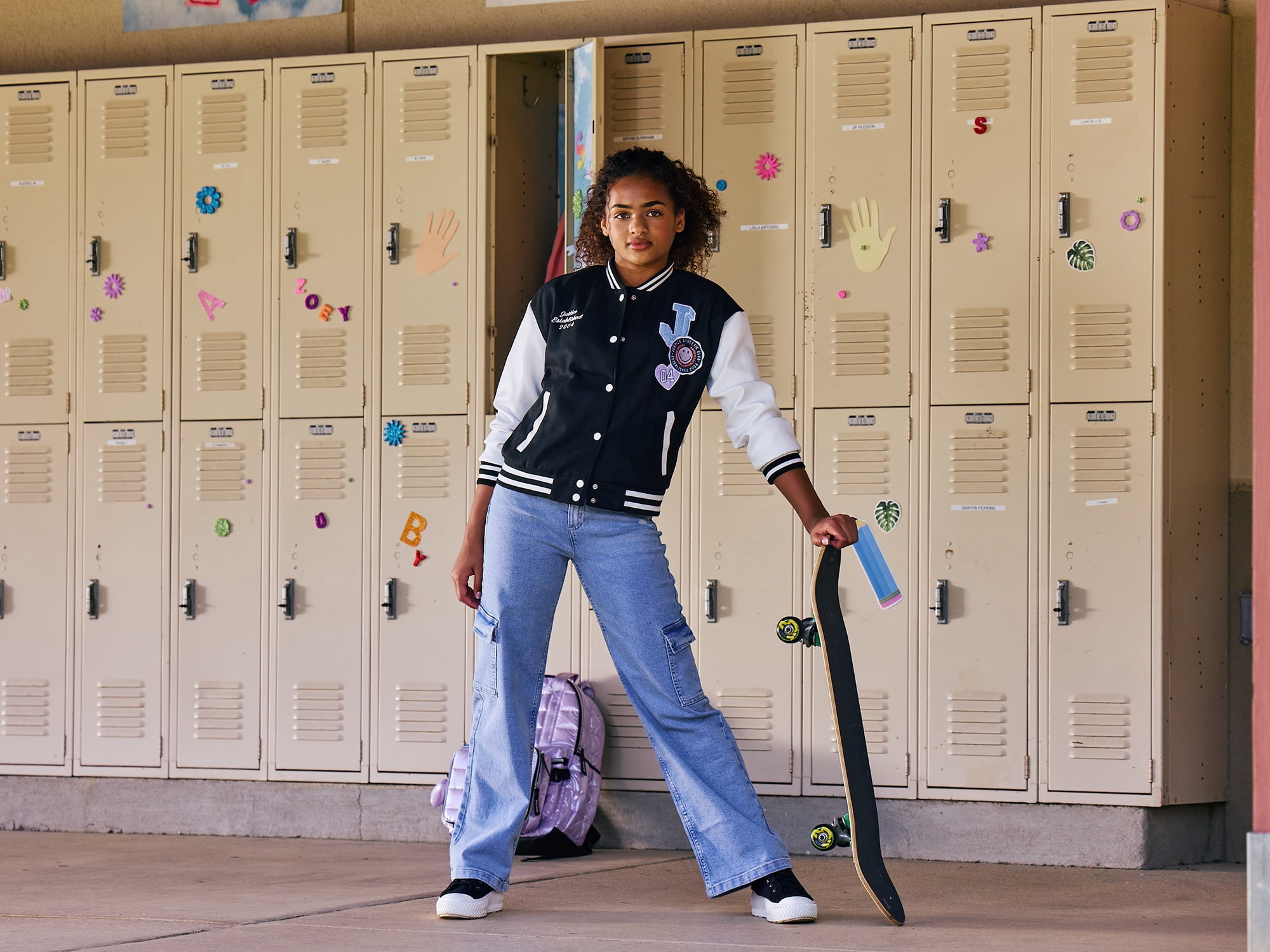 Justice Girls Full Zip Bomber, Sizes XS - XLP