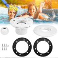 thumbnail image 2 of Zwembad Hoofdafvoer Zwembad Accessoires Gemakkelijk schoon te maken 360 graden draaibare mondstuk Terugstuwuitlaat voor warmwaterbronnen Spa Zwembaden, 2 of 5