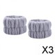 thumbnail image 1 of 2x1 par de muñequeras para lavarse la cara, muñequera de microfibra, toalla de lavado de SPA, banda para el cabello, lavable, suave, agradable para 3 piezas, 1 of 10