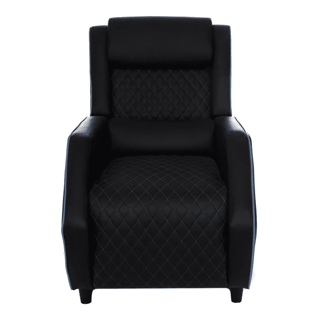 Sillón Reposet EKE Life Home Inclinable Comodo Cuero Sintetico NEGRO