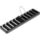 thumbnail image 1 of Fdit Gürtelhalter Rack Halter 10 Slot Tie Gürtel Schal Rack Organizer Robuste Kunststoff Schrank Kleiderschrank Space Saver(schwarz) Zhivalor LN-1959-3, 1 of 7