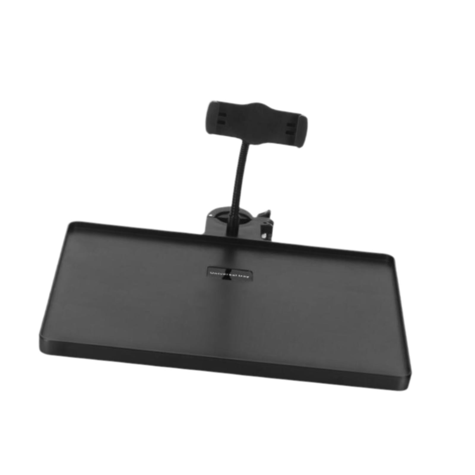Wzmzjy Mic Stand Clamp on Rack Tray Holder with Phone Holder Universal Microphone Stand
