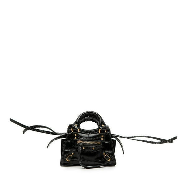 Pre-Owned Balenciaga City Neo Classic Mini Handbag/Shoulder Bag, 2-Way, Black,... (Good)