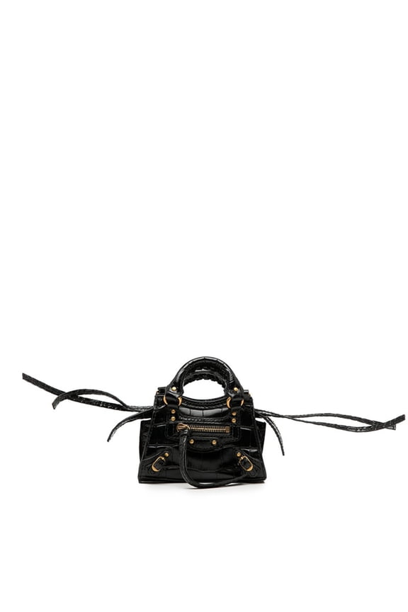 Pre-Owned Balenciaga City Neo Classic Mini Handbag/Shoulder Bag, 2-Way, Black,... (Good)