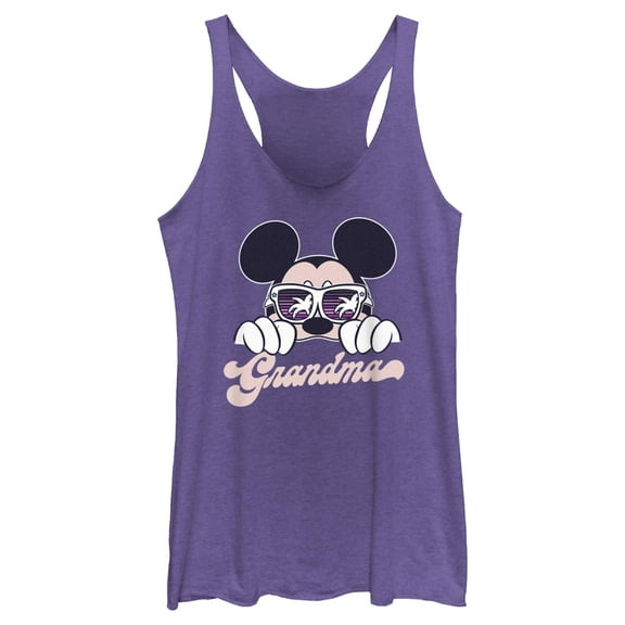 Women's Mickey & Friends Cool Summer Grandma Racerback Tank Top