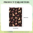 thumbnail image 2 of Golf Towels for Golf Bags For Men Women - Labrador Retriever Dog No.1019 24x16in Absorbent Quick Drying Golf Towel for Cleaning Golf Ball Club Golf Bag Accessories with Carabiner, 2 of 8