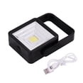thumbnail image 1 of Lámpara portátil para exteriores de 15 W, luz LED solar para campamento recargable por USB, color negro, 1 of 8