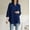 Blue, variant on Long Sleeve Shirts Dress Shirts for Women Women's Plus Size Solid Pocket Loose Blouse Casual Button Long Sleeve Shirt Top Womens Tops Flannel Shirt Blue M