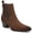 Mustang Brown, variant on Women's Ashtyn Ankle Bootie Mustang Brown 8.5M