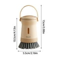 thumbnail image 3 of JGJJUGN Multifunctional Kitchen Liquid Washing Pot Brush - Press & Dispense Silicone Scrubbing Brush for Easy Cleaning, Compact & Refillable Dish Cleaner, Ideal for Home & Dormitory, 3 of 7