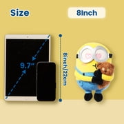 MINISO 8 Minions Plush Toys, Super Soft Stuffed Animals Pillow for Kids (Bob and Tim)