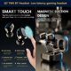 thumbnail image 5 of Auricular de sonido estéreo con estuche de carga Bluetooth Compatible con Bluetooth 5.1 LED Pantalla Auriculares Deportes Deportes Latencia baja Velocidad rápida Negro Guardurnaity EL005587-01B, 5 of 7