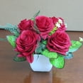 thumbnail image 4 of Transemion Wide Application Artificial Plant For Various Settings Low Maintenance Red 1Set, 4 of 6