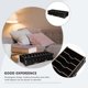 thumbnail image 4 of Office Desktop Storage Boxes Wooden Rectangular Desk Organizer Black for Storage 2Set, 4 of 4