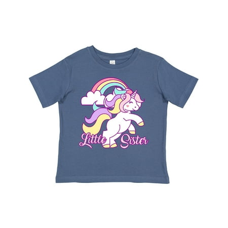 

Inktastic Little Sister Unicorn Gift Toddler Toddler Girl T-Shirt