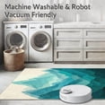 thumbnail image 5 of ODIKA 5'x7' Machine Washable Non-Slip Area Rug, Abstract Mountain Range Horizon With Secure Foundation For High Traffic Rug, Teal, 154413, 5 of 7
