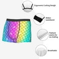 thumbnail image 6 of Balery Rainbow Scales2 Men's Boxer Briefs, Soft and Breathable Cotton Underwear with nylon Waistband-Medium, 6 of 9
