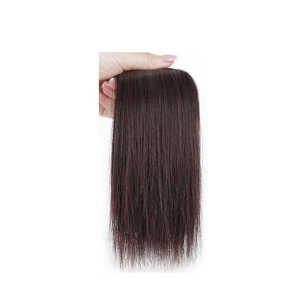 Postizo De Mujer Peluca De Postizo Mujeres Niñas Postizo Cabello Engrosamiento Esponjoso Pelo Sintético Peluca Para Citas Fiesta De Cumpleaños Marrón Negro 20cm / 7.9in ANGGREK Otros