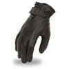 First Classics Men's Thermal Lined Leather Gloves Hook Loop Wrist Strap FI110GL