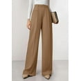 thumbnail image 3 of PRETTYGARDEN Womens Wide Leg Dress Pants Business Casual Flowy Work Palazzo Pants High Waisted Slacks Trousers, 3 of 9