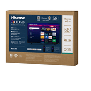 Hisense 58-Inch QD50 Series QLED 4K UHD Smart Roku TV (2026) - QLED, HDR10, HLG, Game Mode Plus, VRR / ALLM, DTS Studio Sound, Google Assistant