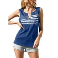 thumbnail image 3 of LAZYCHILD American Flag Tank Tops for Women 4th of July Shirts Patriotic Tee Shirt, 3 of 6