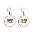 thumbnail image 1 of Sólo naranjas dibujo gracioso naranja Pendientes pendientes de plata colgantes joyas señora Unbranded M, 1 of 3