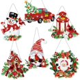 thumbnail image 1 of Art Craft Kit Chitidr, juego de pintura navideña con diamantes, 6 unidades, 1 of 6