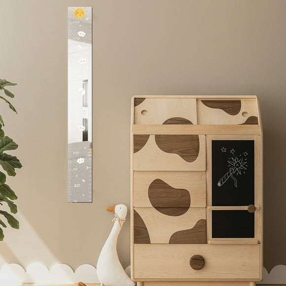 Puzzles for Kids, Growth Chart for Kids, Puzzle Mirror Growth Chart for Kids Puzzle Piece Growth Chart Mirror Measuring Chart for Kids Height with Measuring Tape, Height Chart for Kids