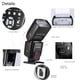 thumbnail image 3 of Lámpara flash Andoer AD560 IV 2.4G Wireless Universal On-Camera Slave Speedlite Flash Light GN50 con Flash Trigger Reflector Difusor para cámaras DSLR Andoer-2 Lámpara flash, 3 of 7