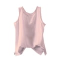 thumbnail image 2 of Pxiakgy Crop Tank Tops for Women Women's Round Neck Solid Color Loose Cotton And Linen Knitted Vest Going Out Tops Workout Camis Shirts Rd1 M, 2 of 4